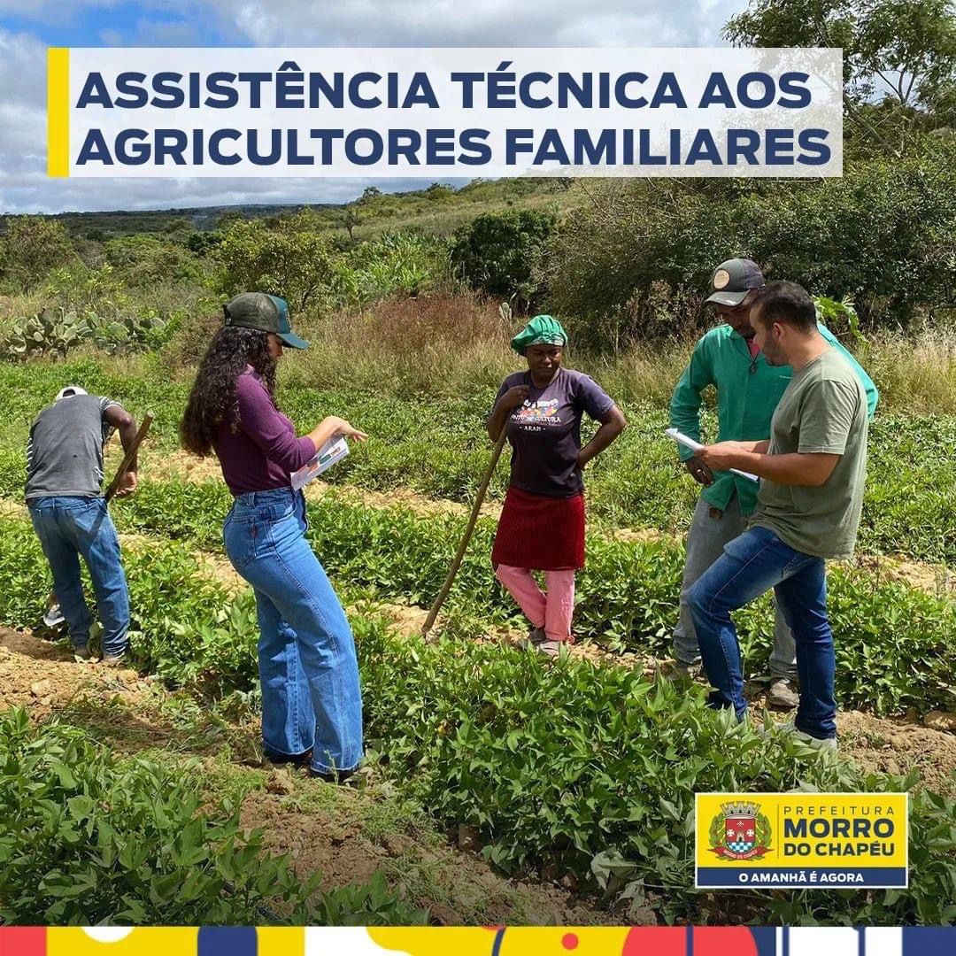 Morro do Chapéu promove assistência técnica aos agricultores