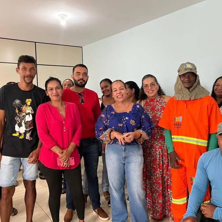 Ibititá: Prefeita Nilvinha parabeniza a todos os Garis do município
