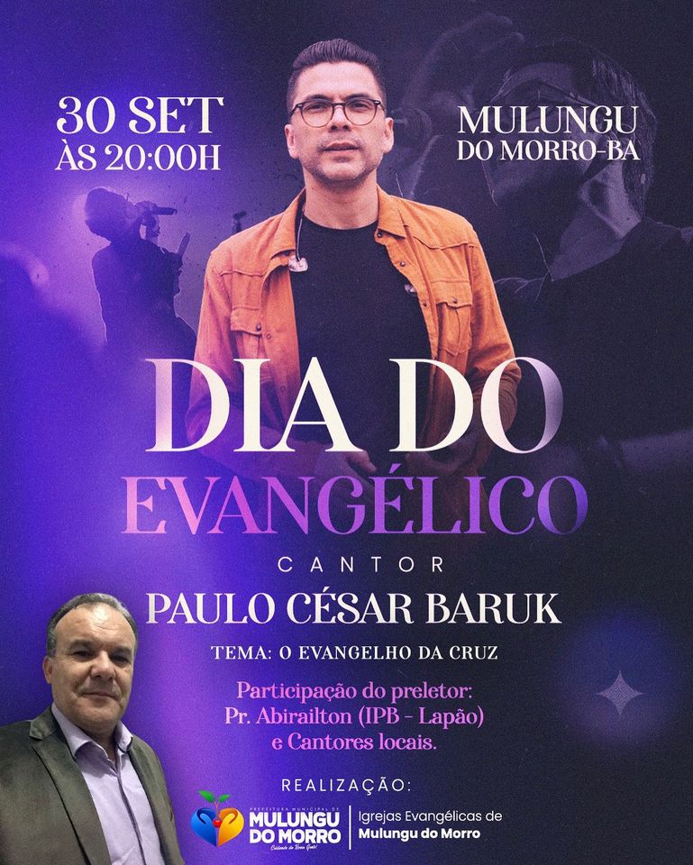 Mulungu do Morro promove evento em comemoração ao dia do evangélico