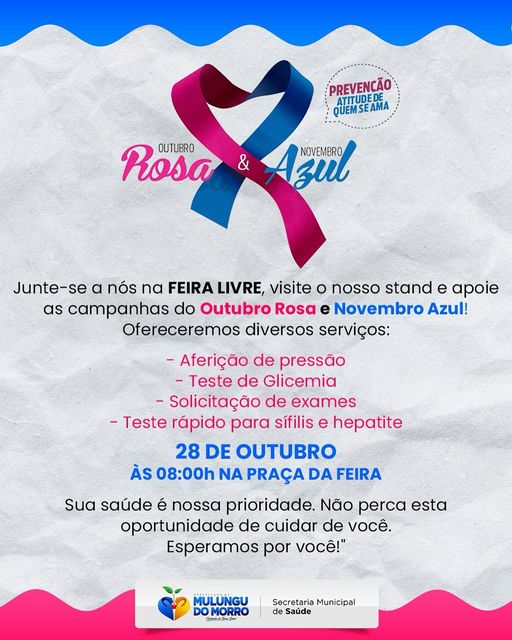 Prefeitura de Mulungu do Morro promove ação em comemoração ao Outubro Rosa