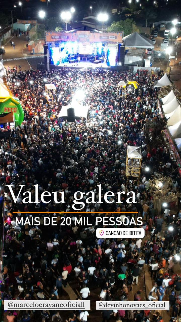 Primeira noite do Arraiá da União bate recorde de público no distrito de Canoão de Ibititá