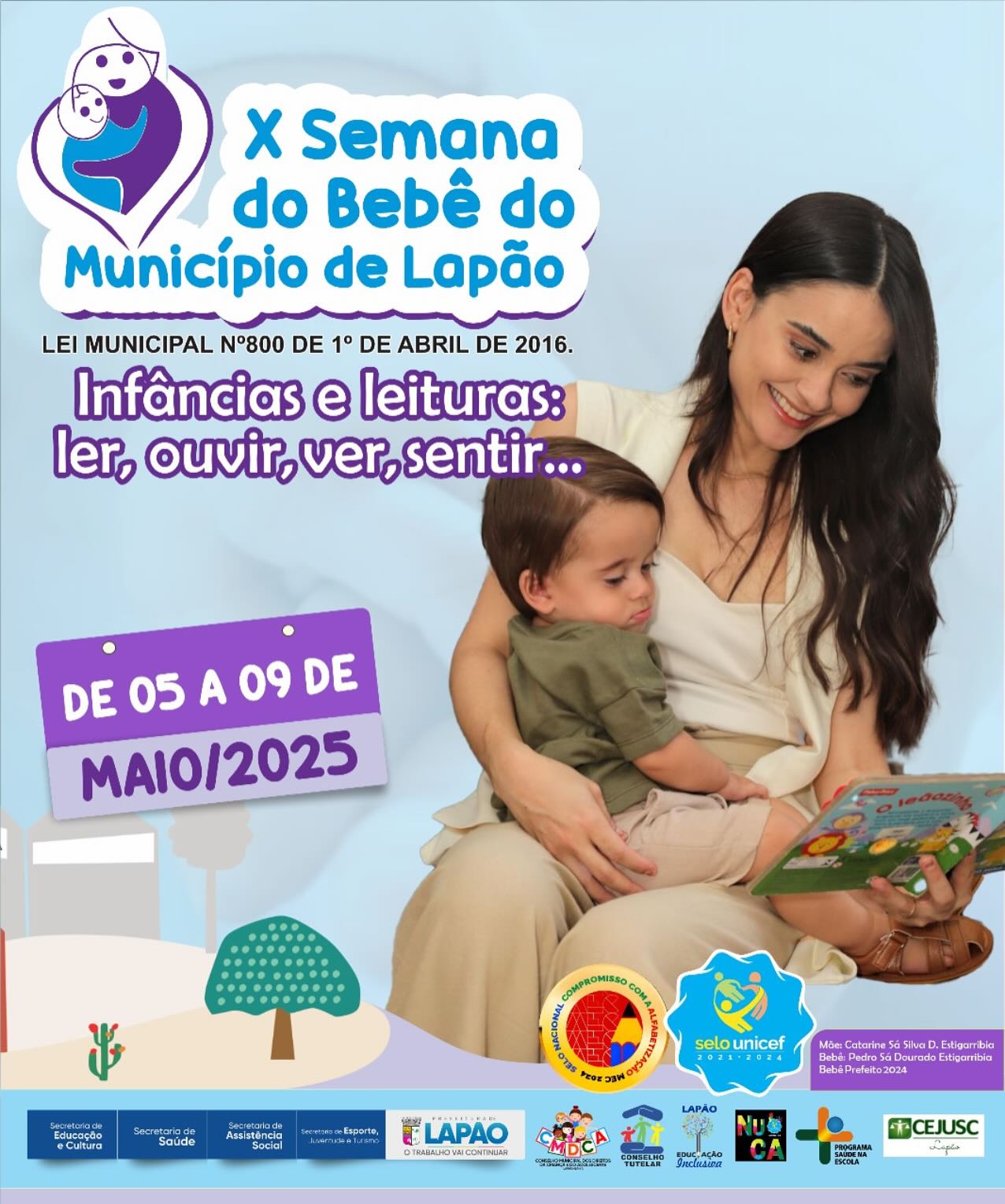 É com grande alegria que Lapão recebe a X edição da Semana do Bebê 202