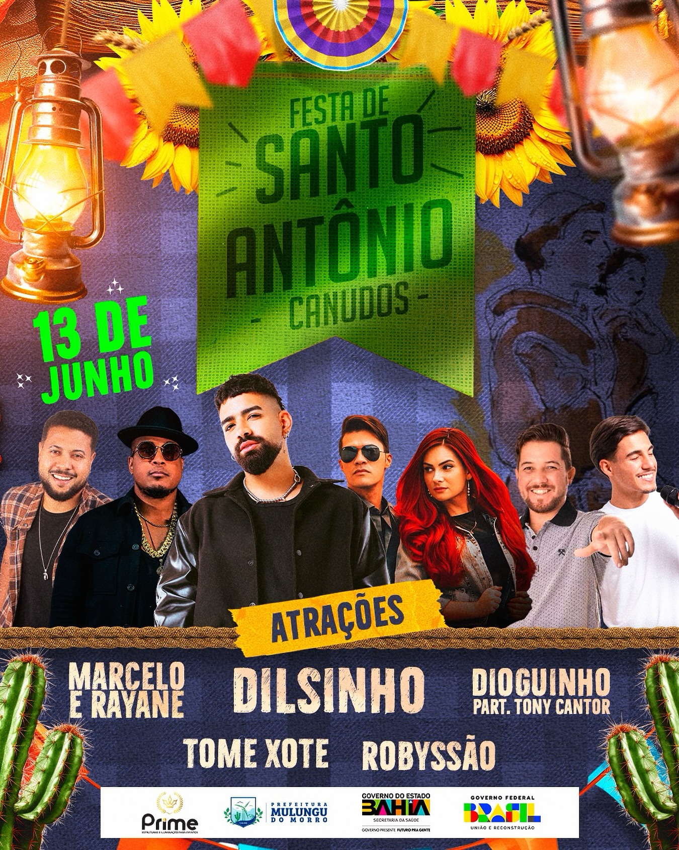 A tradicional Festa de Santo Antônio de Canudos vem aí, cheia de emoção e muito forró