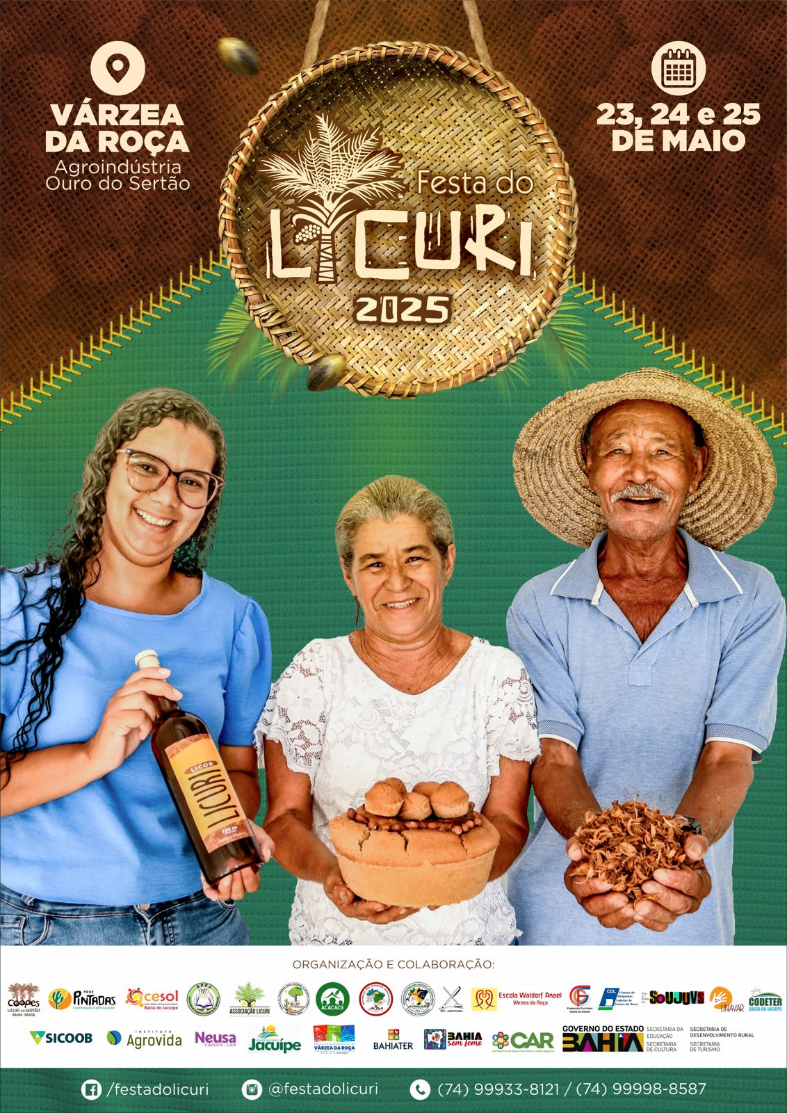 14ª Festa Estadual do Licuri acontecerá em Várzea da Roça, nos dias 23, 24 e 25 de maio