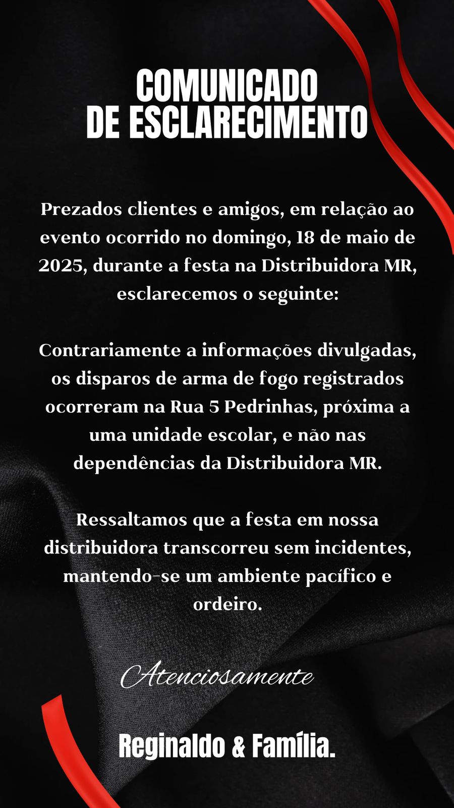Nota de esclarecimento