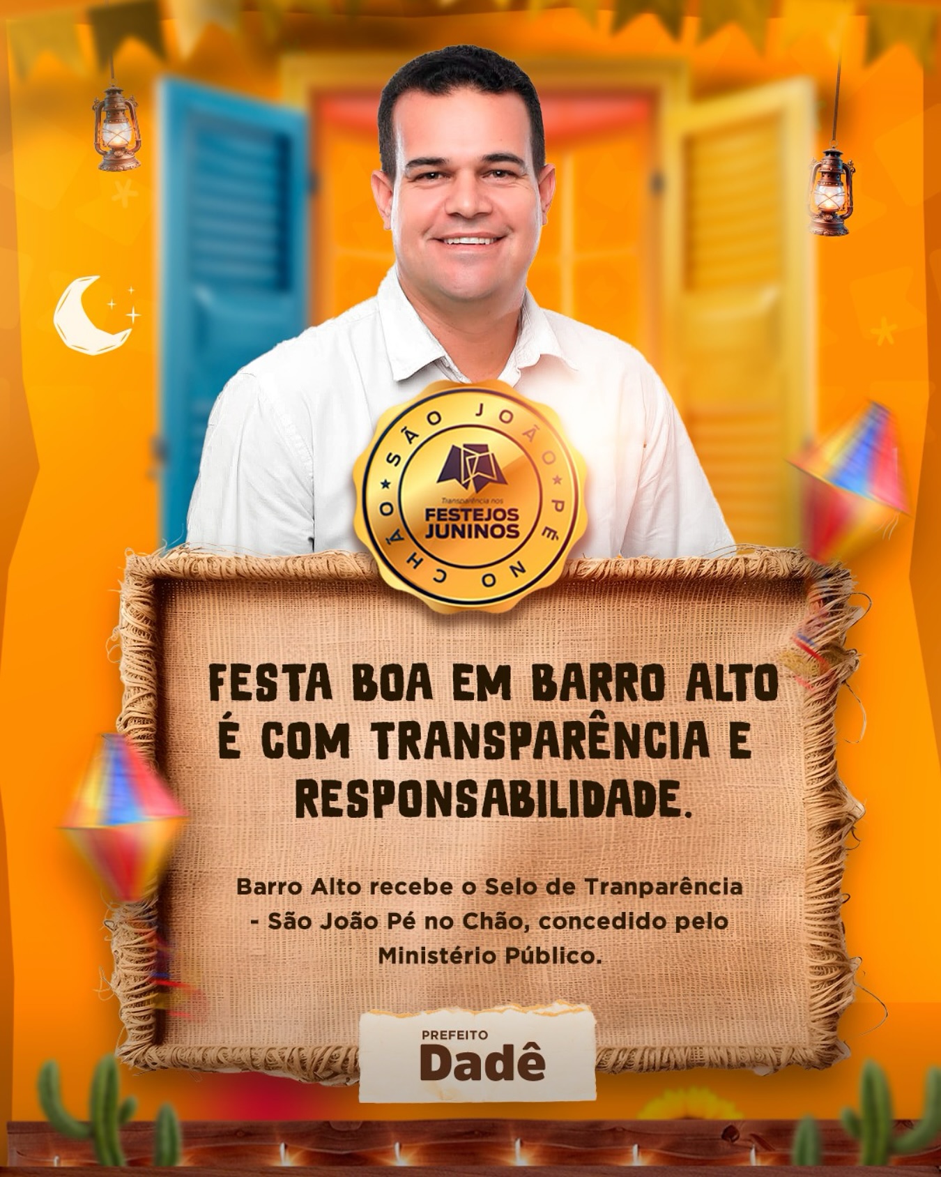 Barro Alto com responsabilidade e compromisso!
