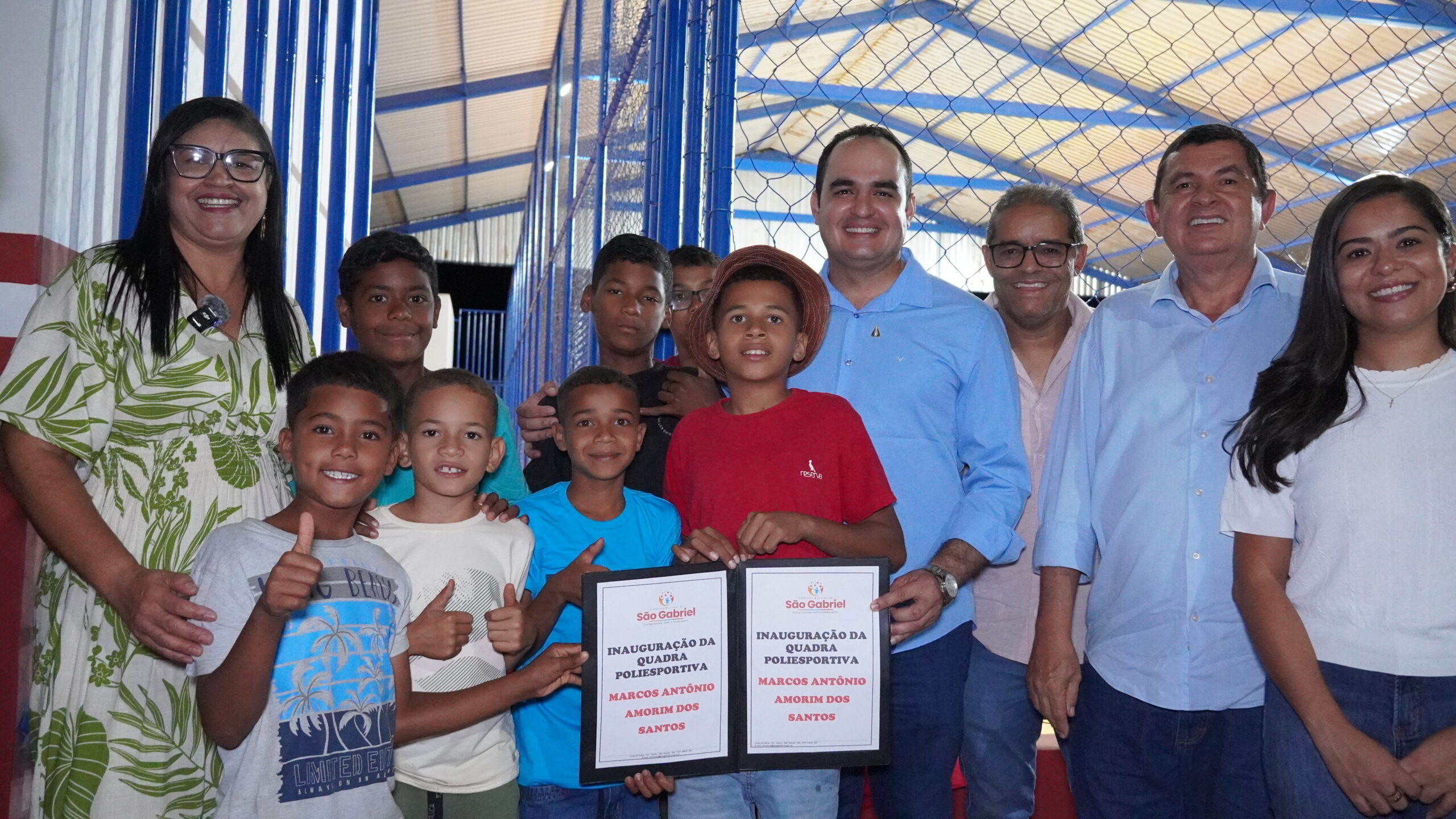 Prefeitura de São Gabriel entrega quadra revitalizada e nova Farmácia Básica no distrito de Gameleira