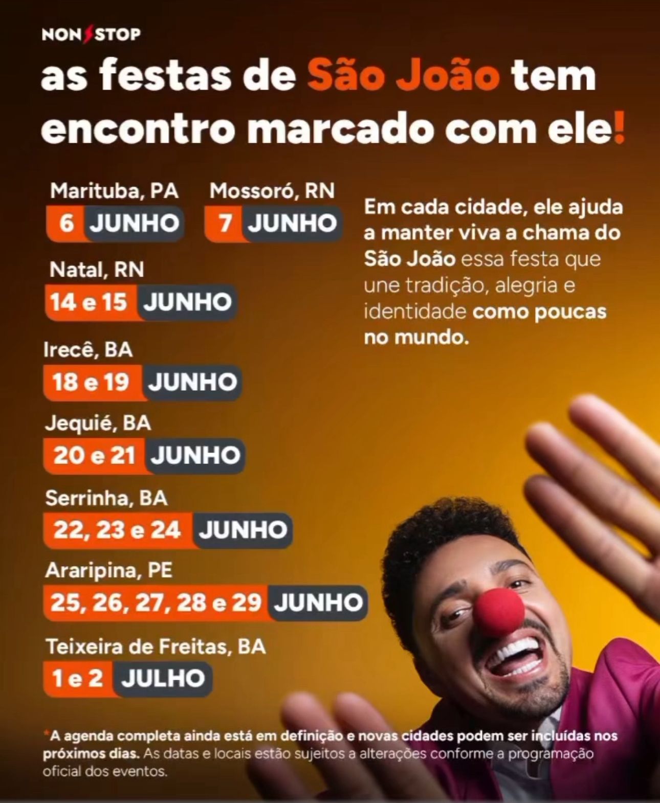 Tirullipa confirma presença no São João de Irecê nos dias 18 e 19 de junho