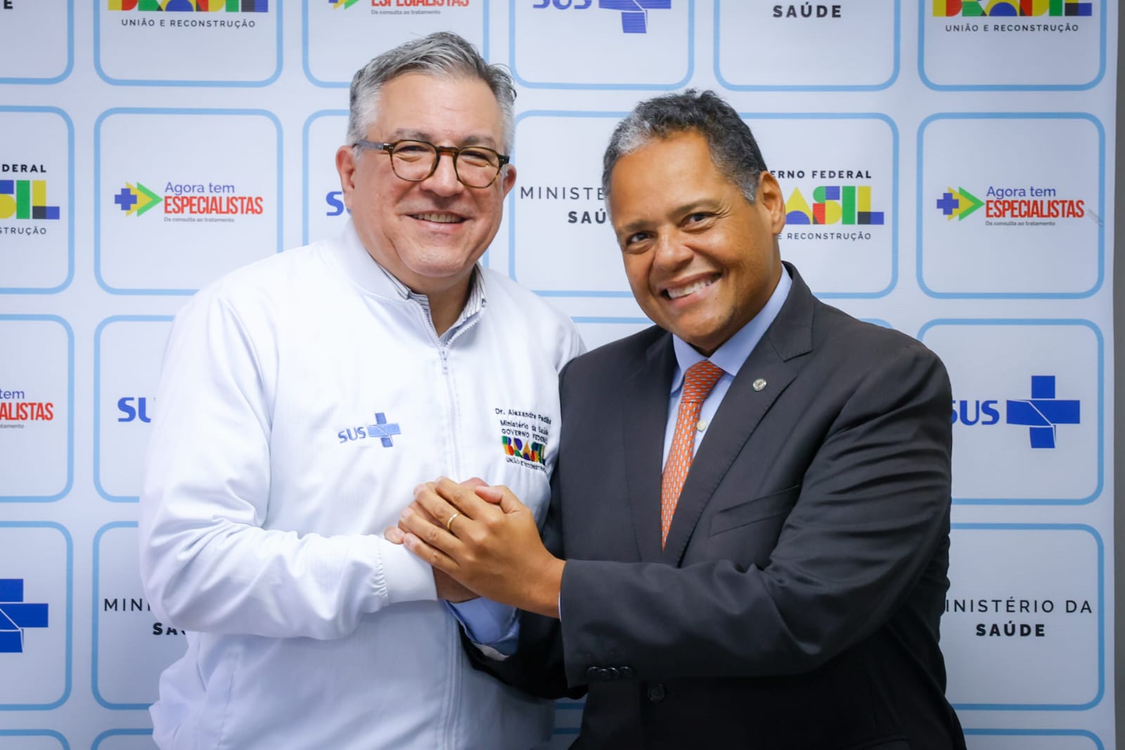 Em Brasília, Antonio Brito e ministro Padilha debatem pautas da Saúde