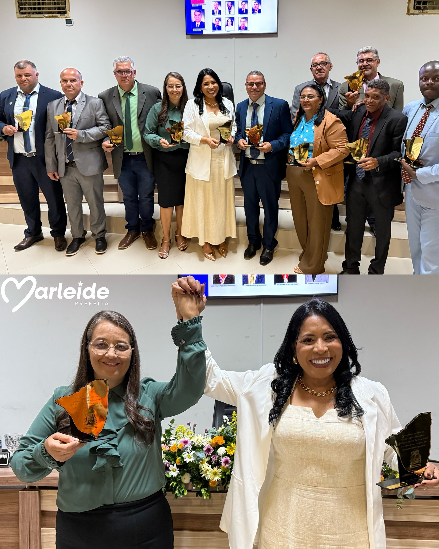 Prefeita Marleide Oliveira é homenageada em Sessão Solene na Câmara de Canarana
