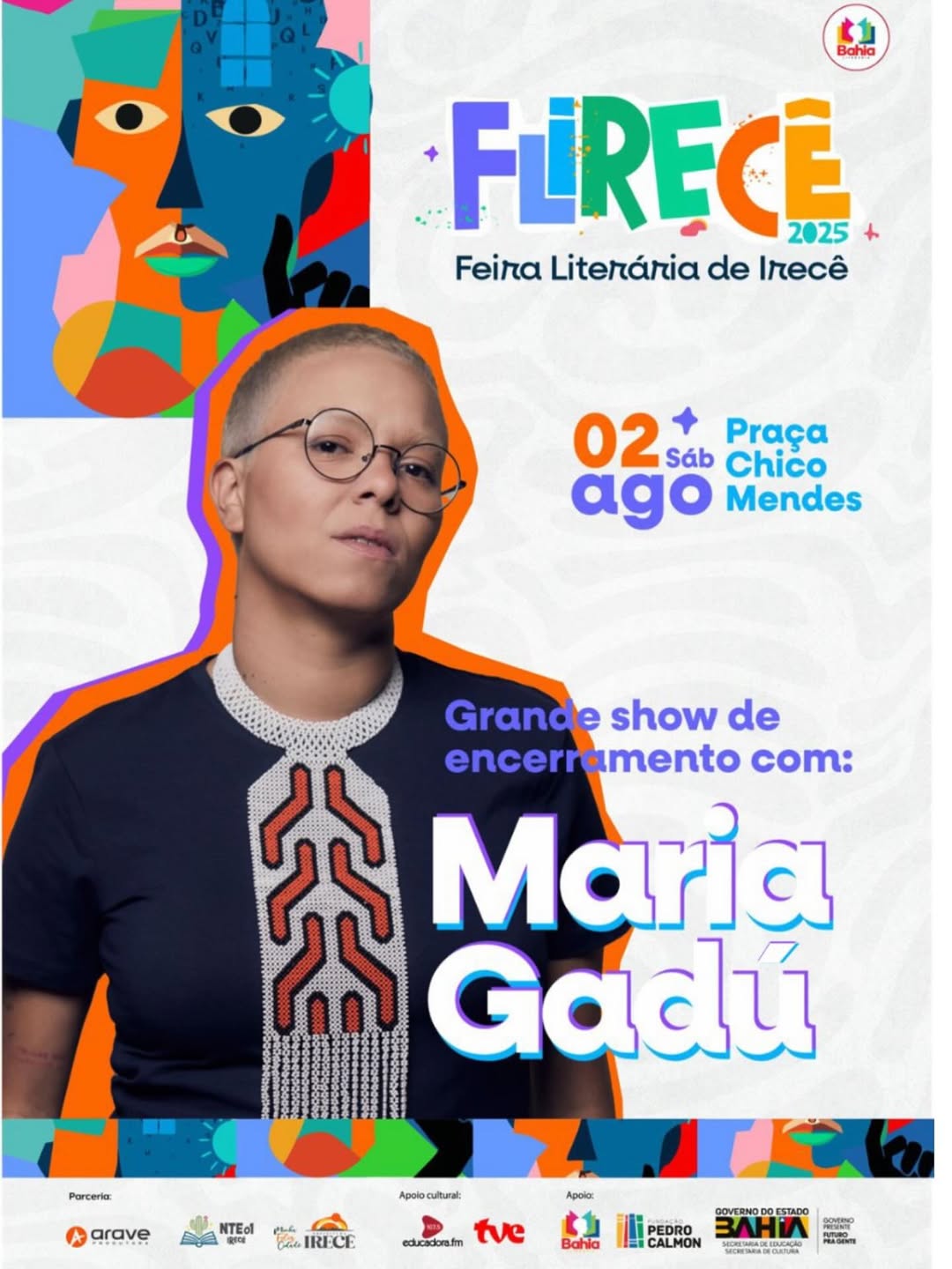 Pra fechar a III Flirecê com a força da música e da poesia: Maria Gadú! 😍