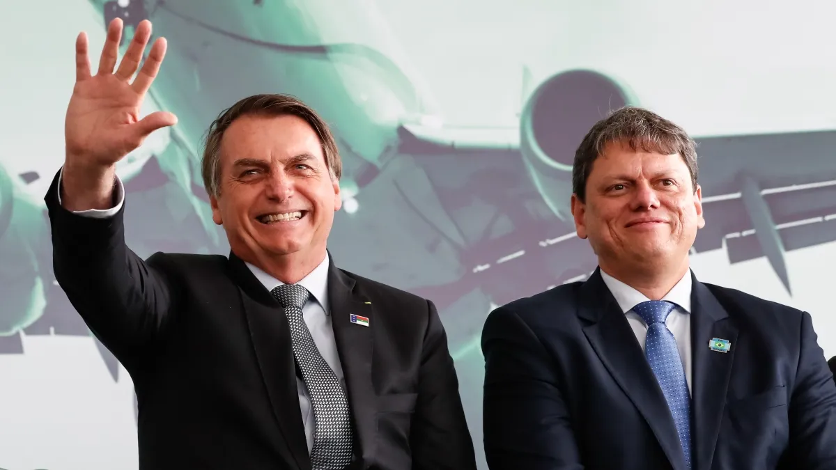 Tarcísio admite candidatura ao Planalto e senador deve ser vice