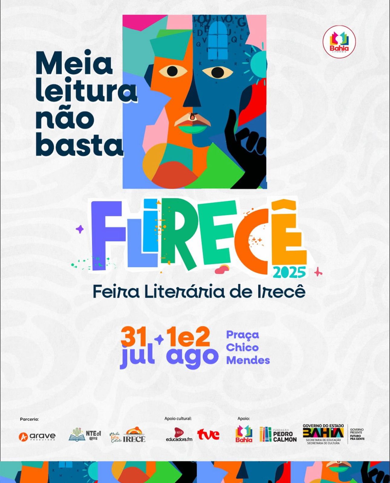 Flirecê 2025 promete encantar e transformar com o poder da leitura