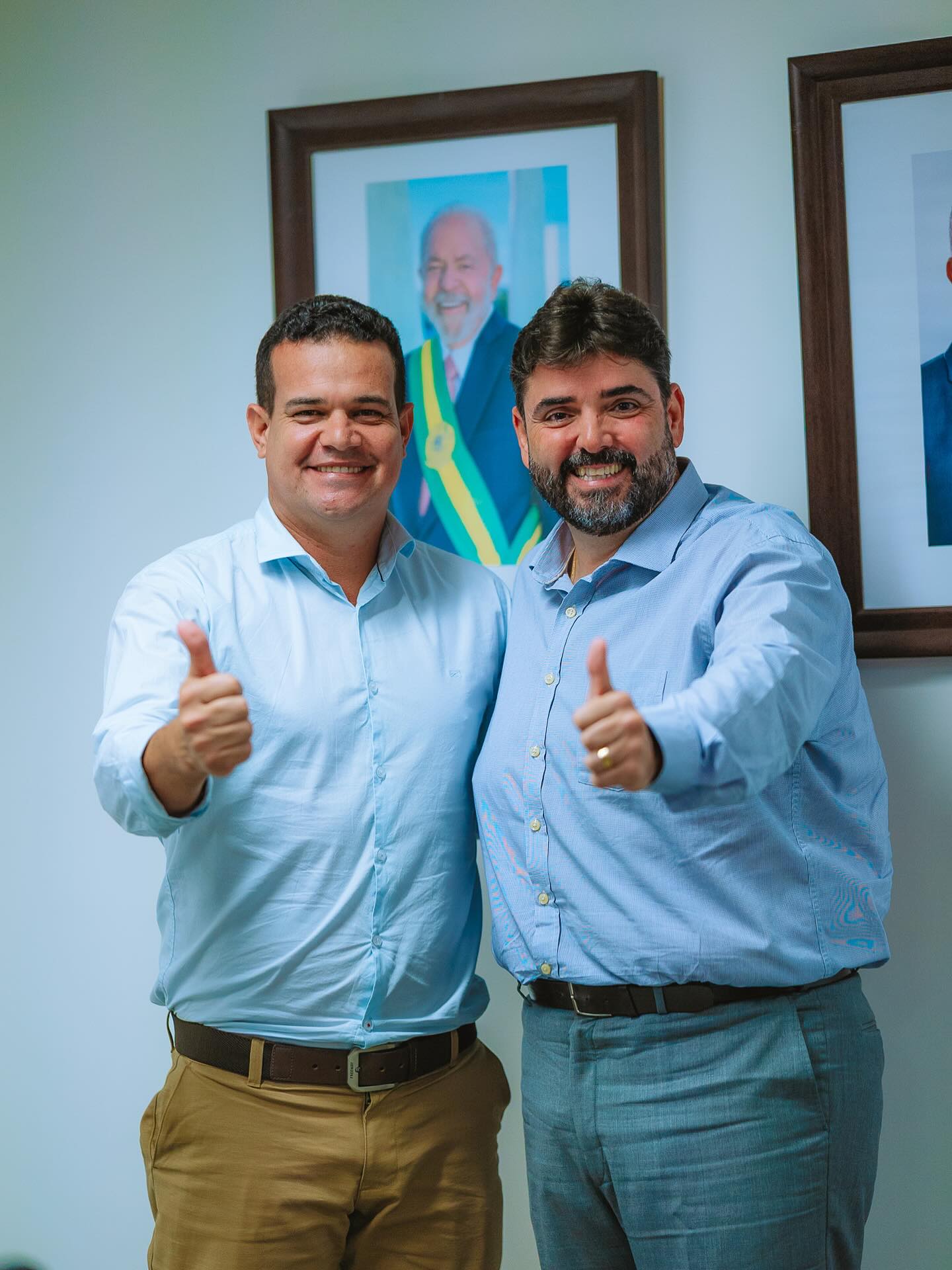 Chefe de gabinete do governador recebe prefeito de Barro Alto para discutir parcerias em prol da população
