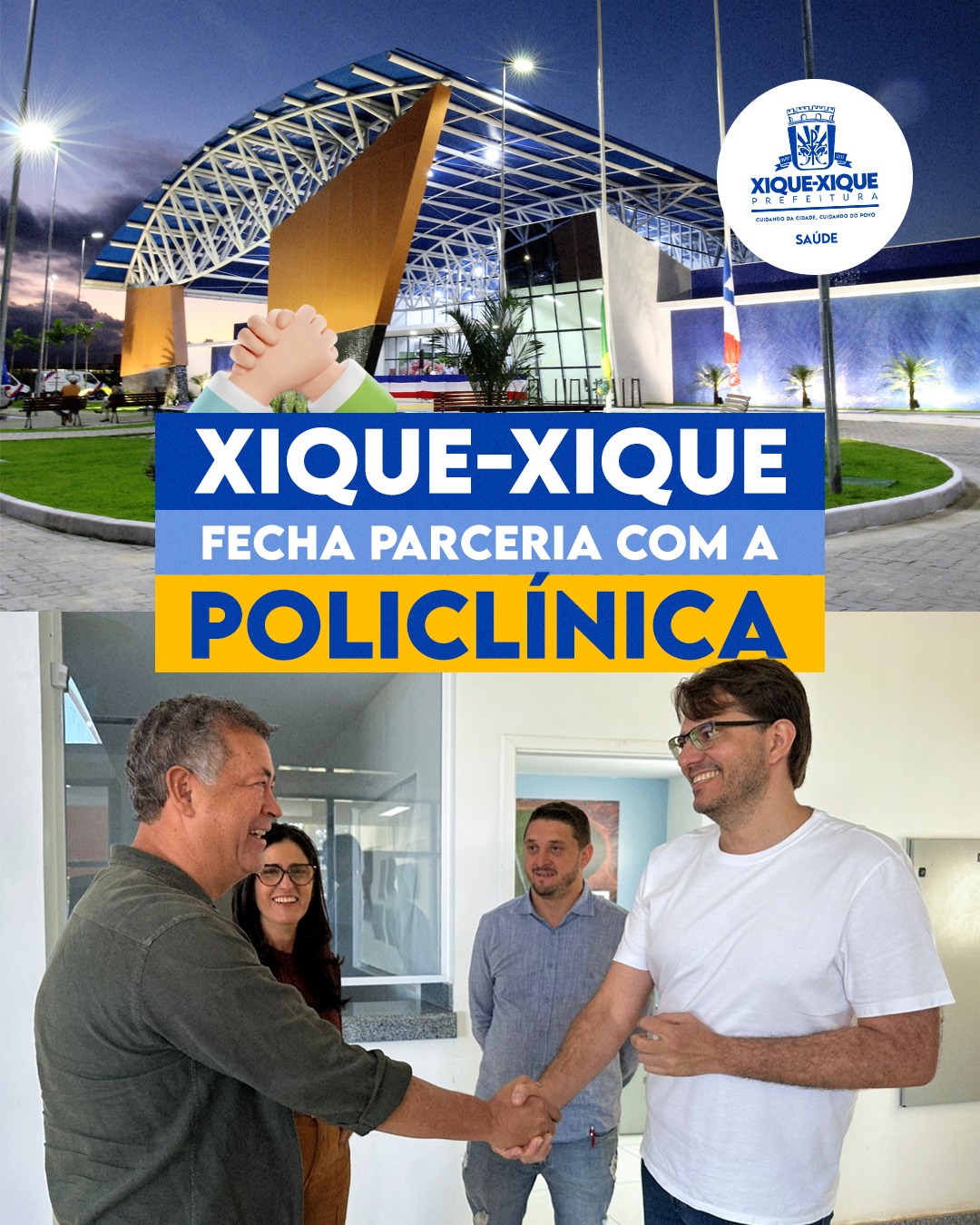 Prefeitura de Xique-Xique celebra acordo e passa a integrar o Consórcio Regional de Saúde, aderindo à Policlínica de Irecê.