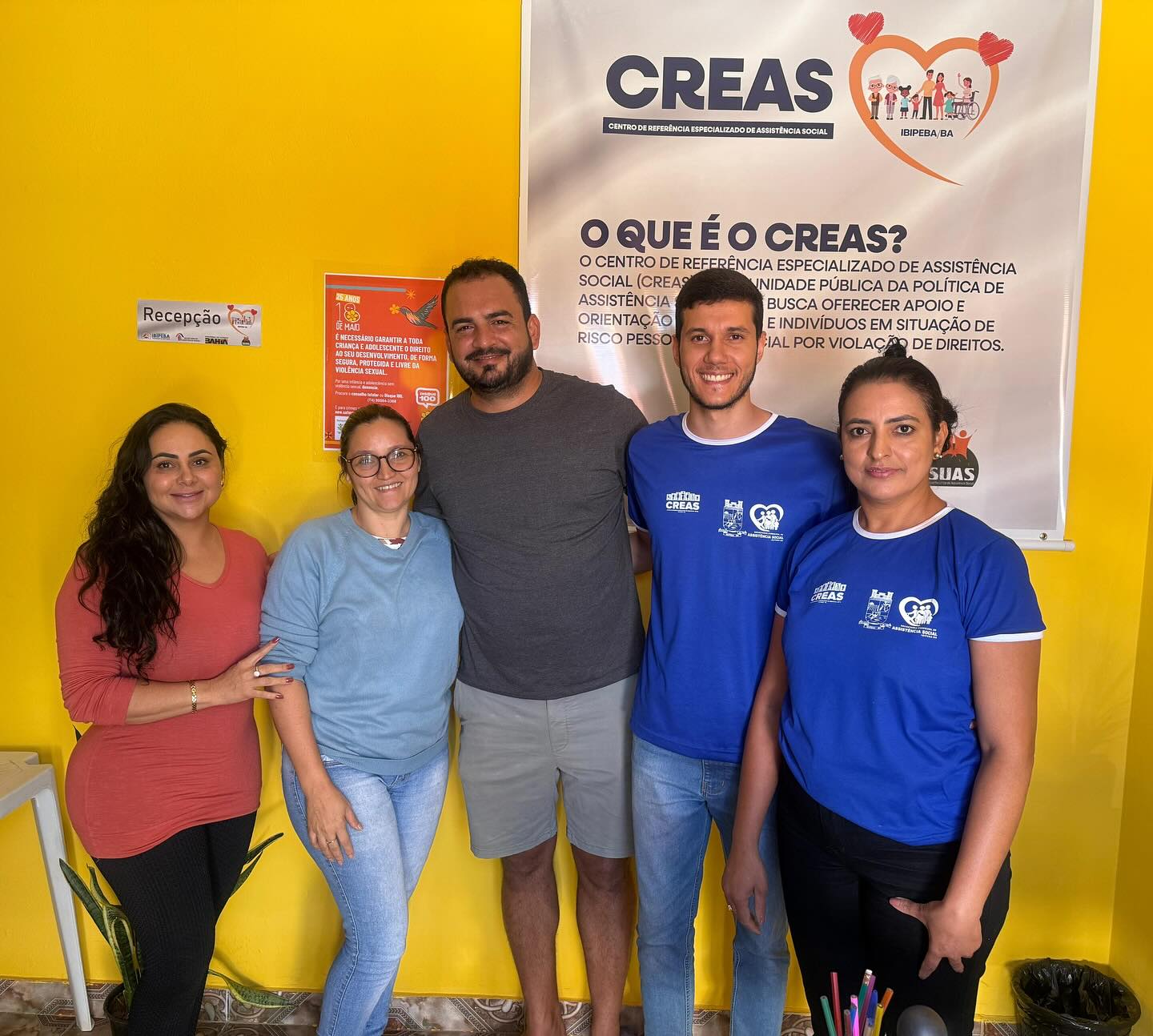 Prefeito Rhallber Amorim visita CREAS e reforça compromisso com a assistência social de Ibipeba