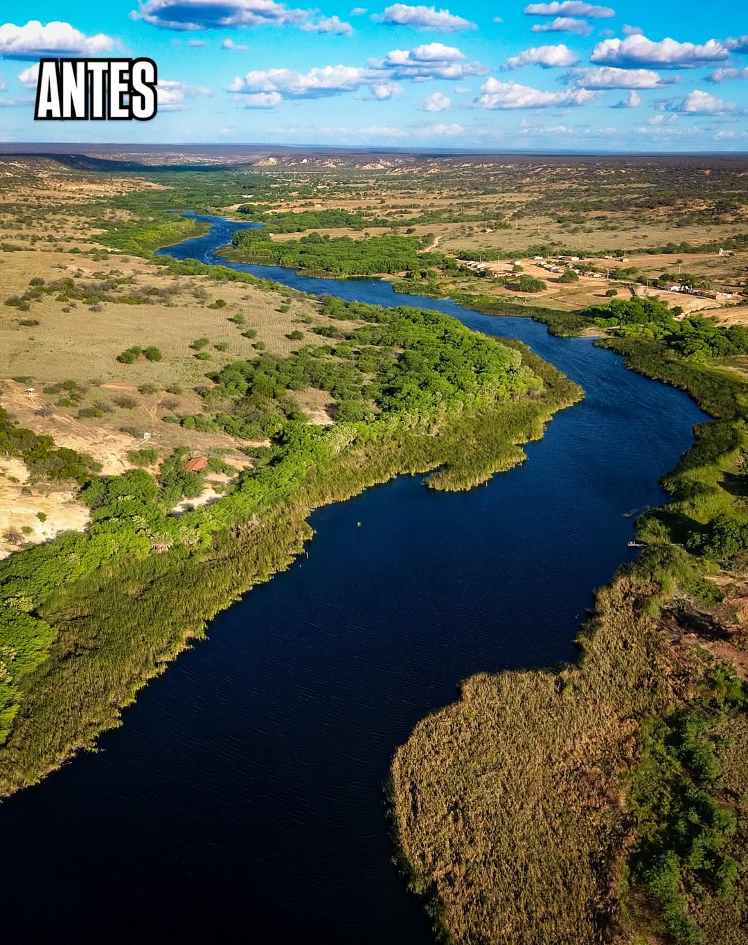 Veja como que era o Rio Jacaré o ANTES e o DEPOIS.