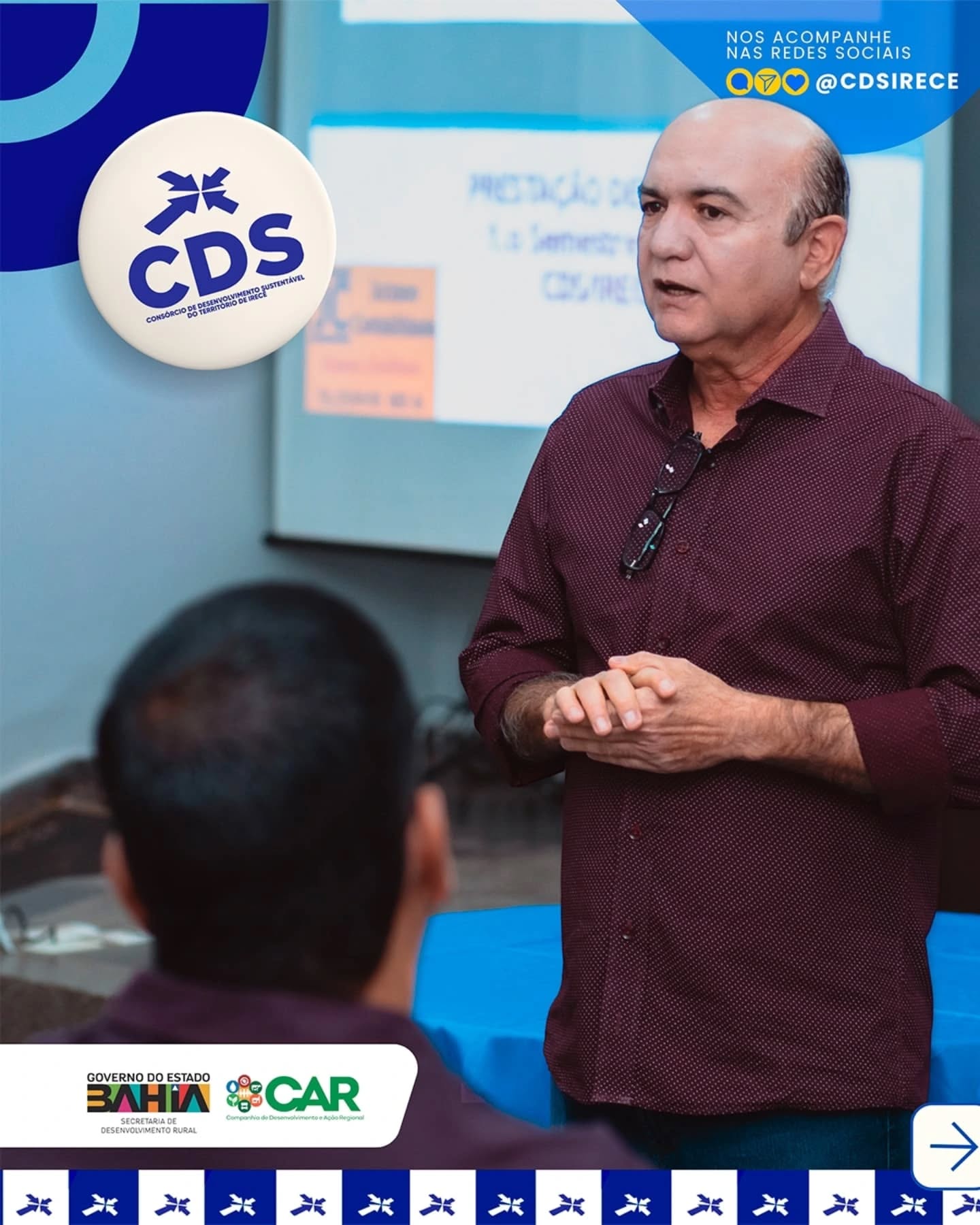 CDS de Irecê realiza assembleia com destaque para ações conjuntas sobre a barragem de Mirorós e certificações do SIM