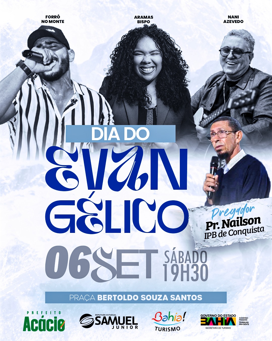 Mulungu do Morro celebra o Dia do Evangélico com grande evento de fé e louvor