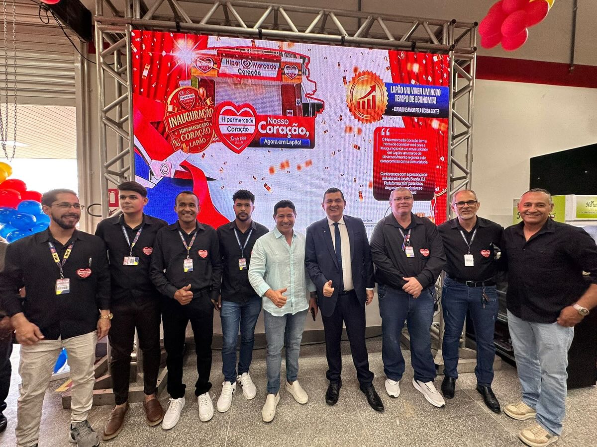 Hipermercado do Coração inaugura nova unidade em Lapão com presença de autoridades e empresários
