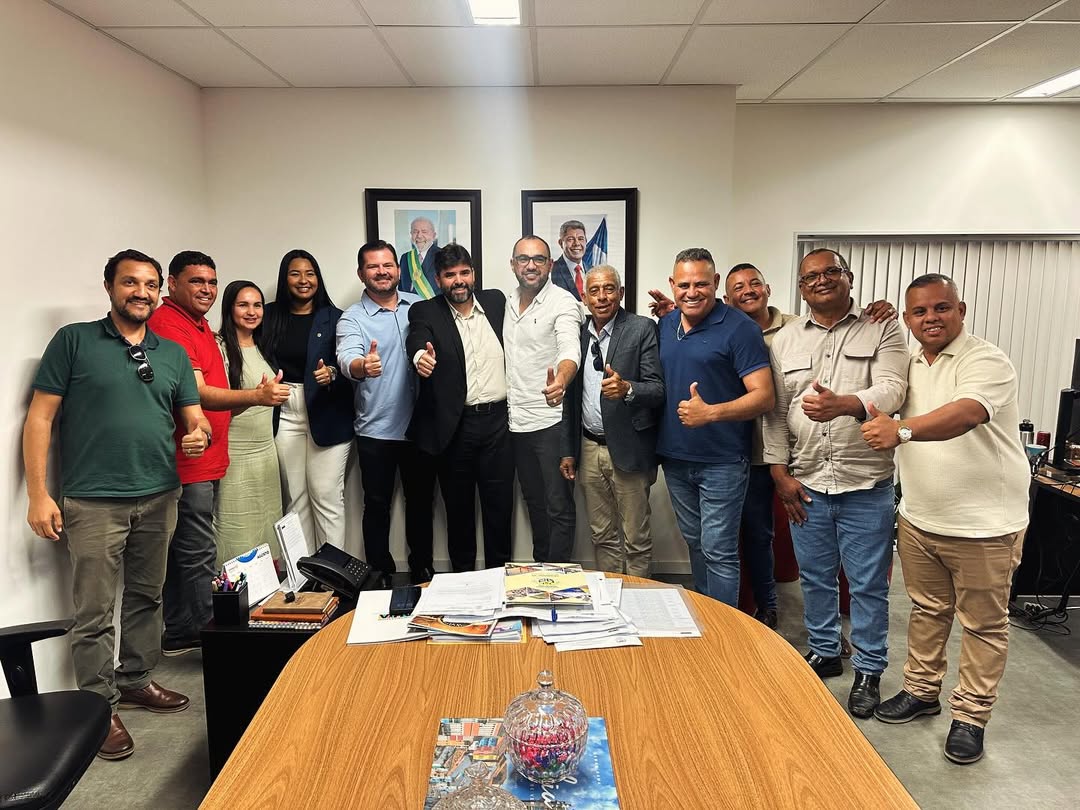 Ângelo Coronel Filho e Prefeito Carlan se reúnem com Governo da Bahia em busca de melhorias para Cafarnaum