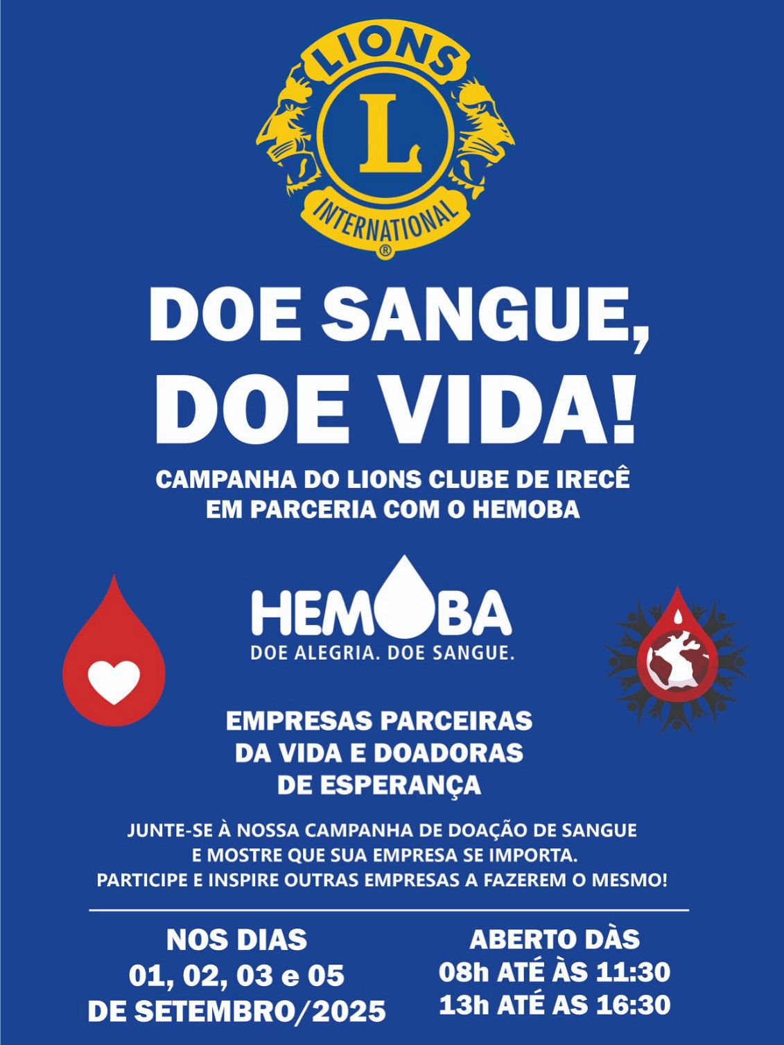Doe Sangue, doe vida!