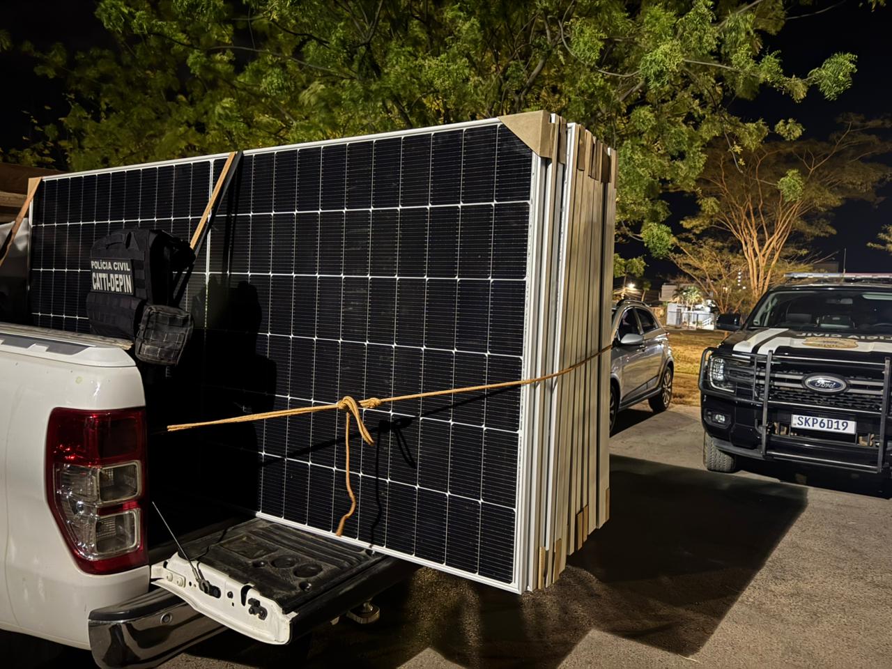 Polícia Civil recupera 16 placas solares e prende receptador em Barreiras