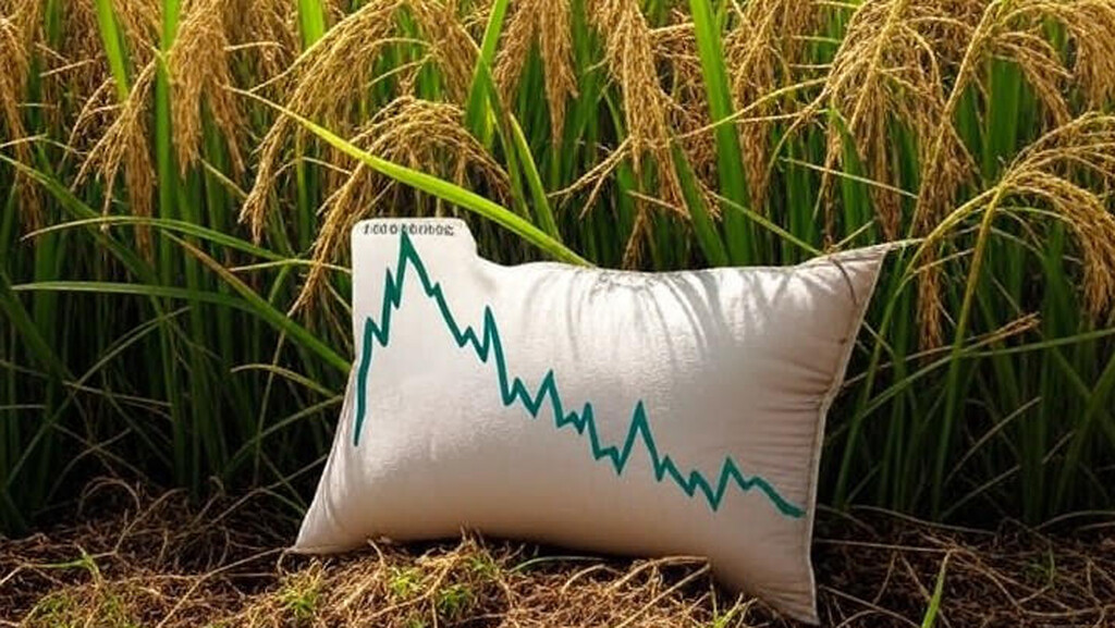 Preços do arroz despencam para mínimas históricas e expõem fragilidades na economia brasileira