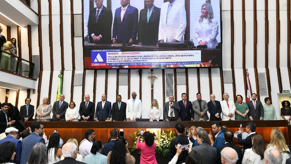 Edvaldo e Antonio Brito são laureados pela ALBA