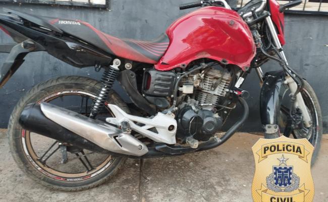 Polícia Civil recupera motocicleta roubada em Xique-Xique após investigação