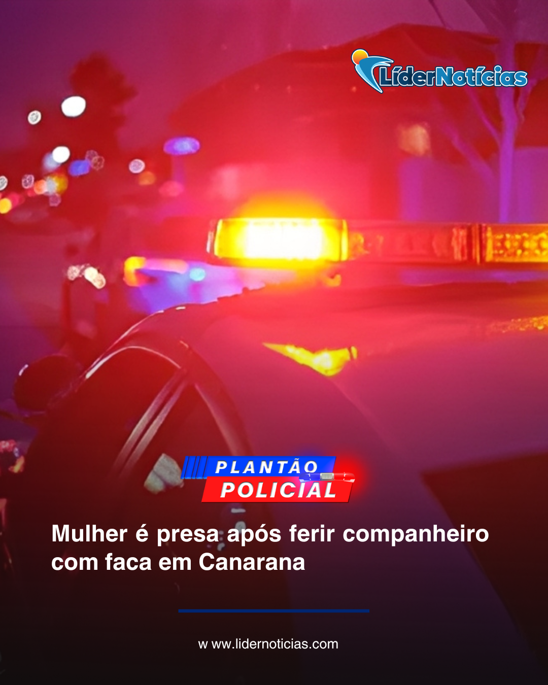 Mulher é presa após ferir companheiro com faca em Canarana