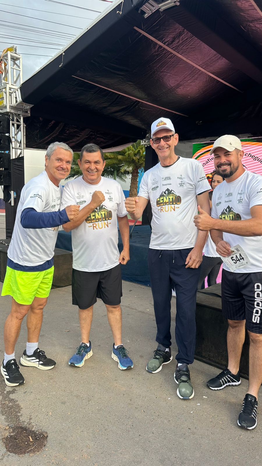 No ritmo da corrida de rua, Ricardo Rodrigues participa da Gentio Run