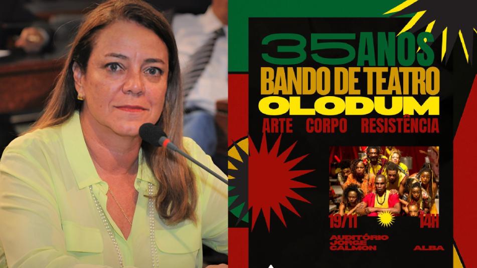 Legislativo celebra os 35 anos do Bando de Teatro Olodum