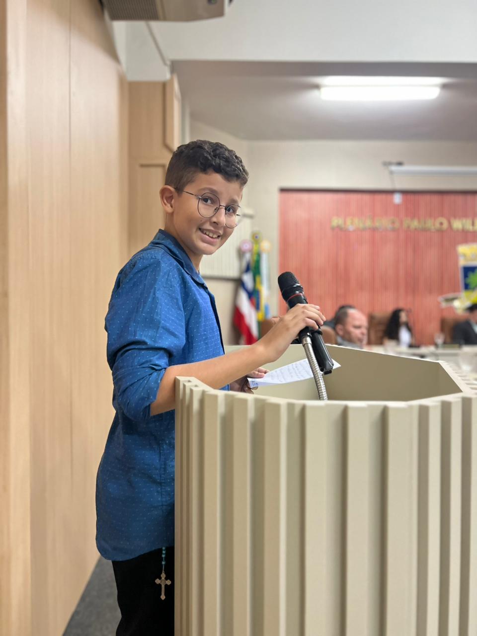 Novo integrante assume a Câmara Mirim de João Dourado