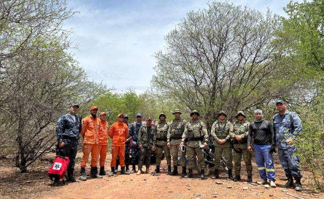 Polícia utiliza drones e faz varreduras na caatinga em busca de desaparecidos em Xique-Xique