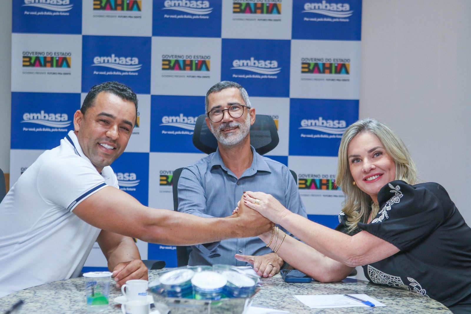 Prefeito Acácio cumpre agenda na EMBASA em Salvador e garante avanço em projetos de abastecimento de água para Mulungu do Morro