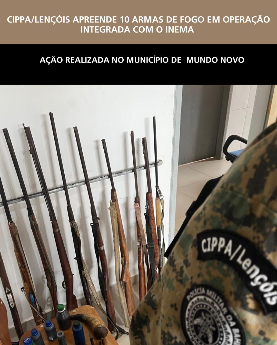 𝐂𝐈𝐏𝐏𝐀/𝐋𝐞𝐧𝐜̧𝐨́𝐢𝐬 𝐀𝐏𝐑𝐄𝐄𝐍𝐃𝐄 𝟏𝟎 𝐀𝐑𝐌𝐀𝐒 𝐃𝐄 𝐅𝐎𝐆𝐎 𝐄𝐌 𝐎𝐏𝐄𝐑𝐀𝐂̧𝐀̃𝐎 𝐈𝐍𝐓𝐄𝐆𝐑𝐀𝐃𝐀 𝐂𝐎𝐌 𝐎 𝐈𝐍𝐄𝐌𝐀 𝐄𝐌 𝐌𝐔𝐍𝐃𝐎 𝐍𝐎𝐕𝐎