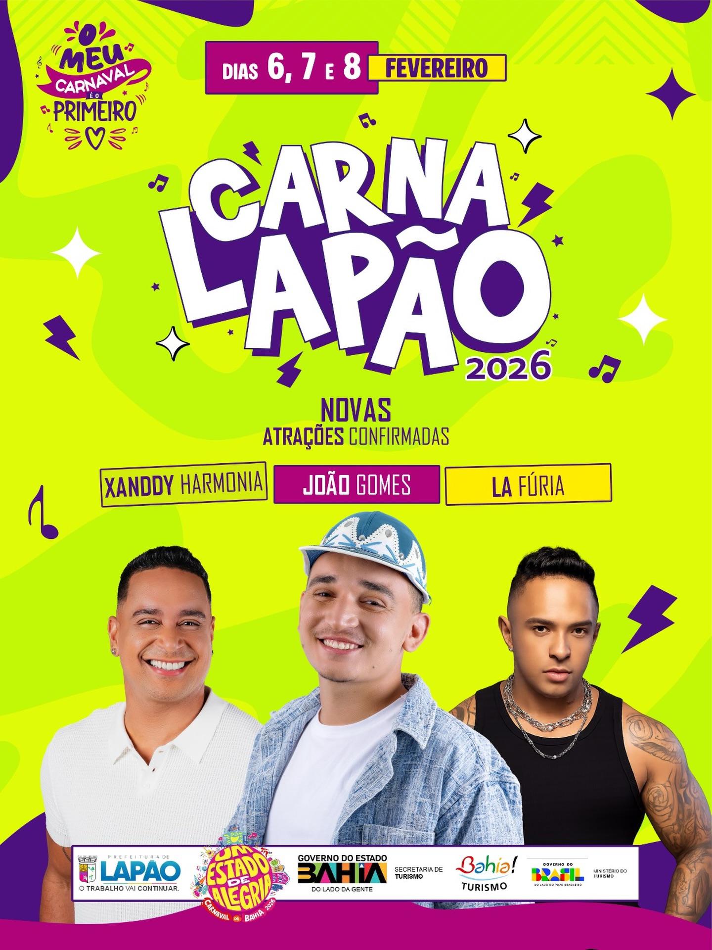 Carnalapão 2026 Confirma Mais Três Grandes Atrações e Promete Fazer História