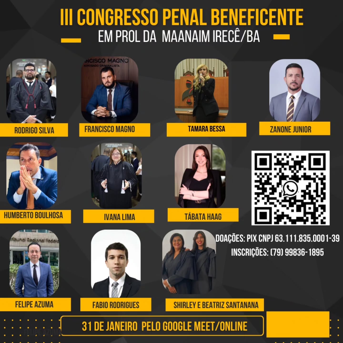 III CONGRESSO PENAL BENEFICENTE