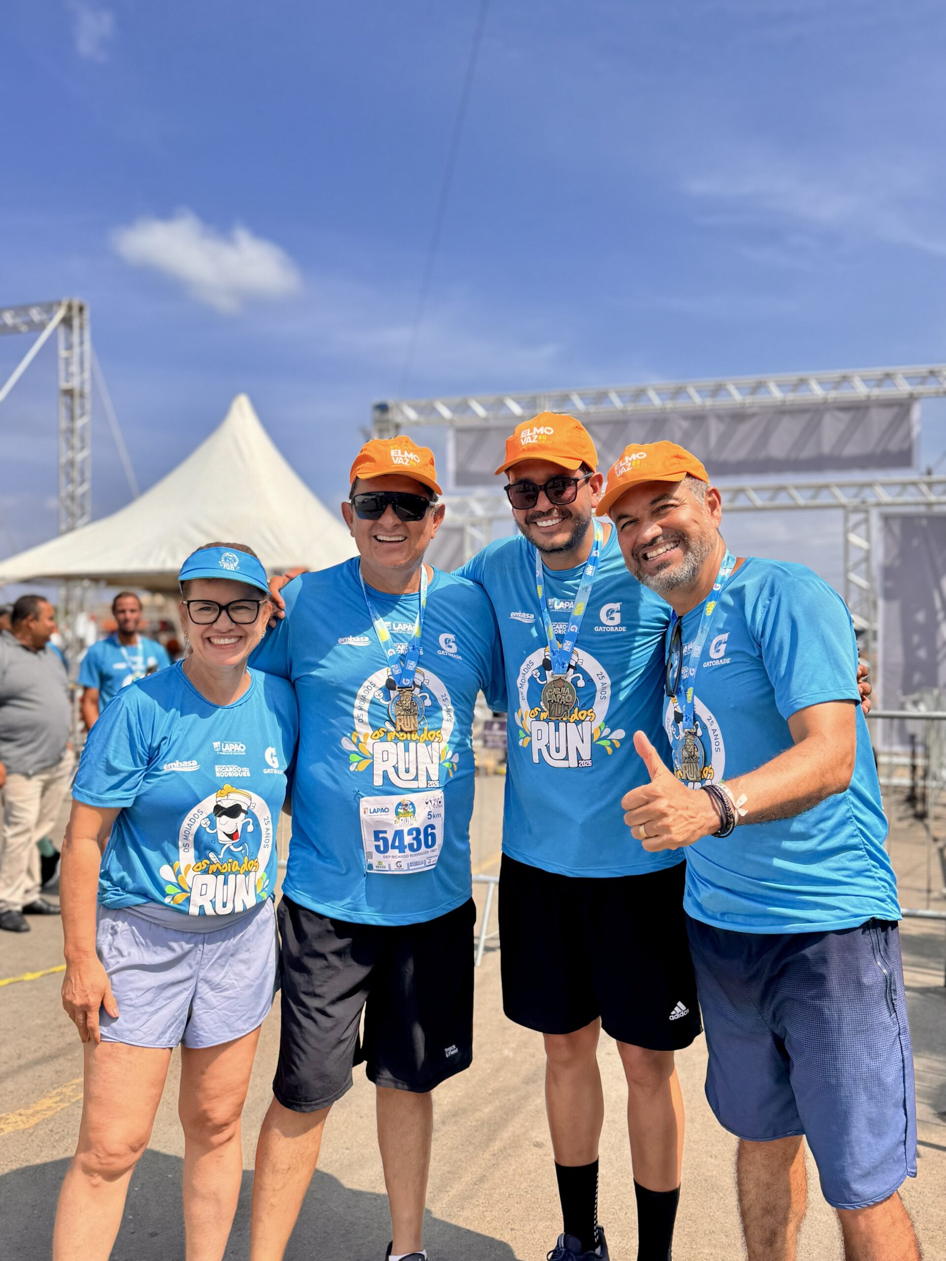 Elmo Vaz participa da corrida Os Moiados RUN em Lapão e defende mais incentivo ao esporte