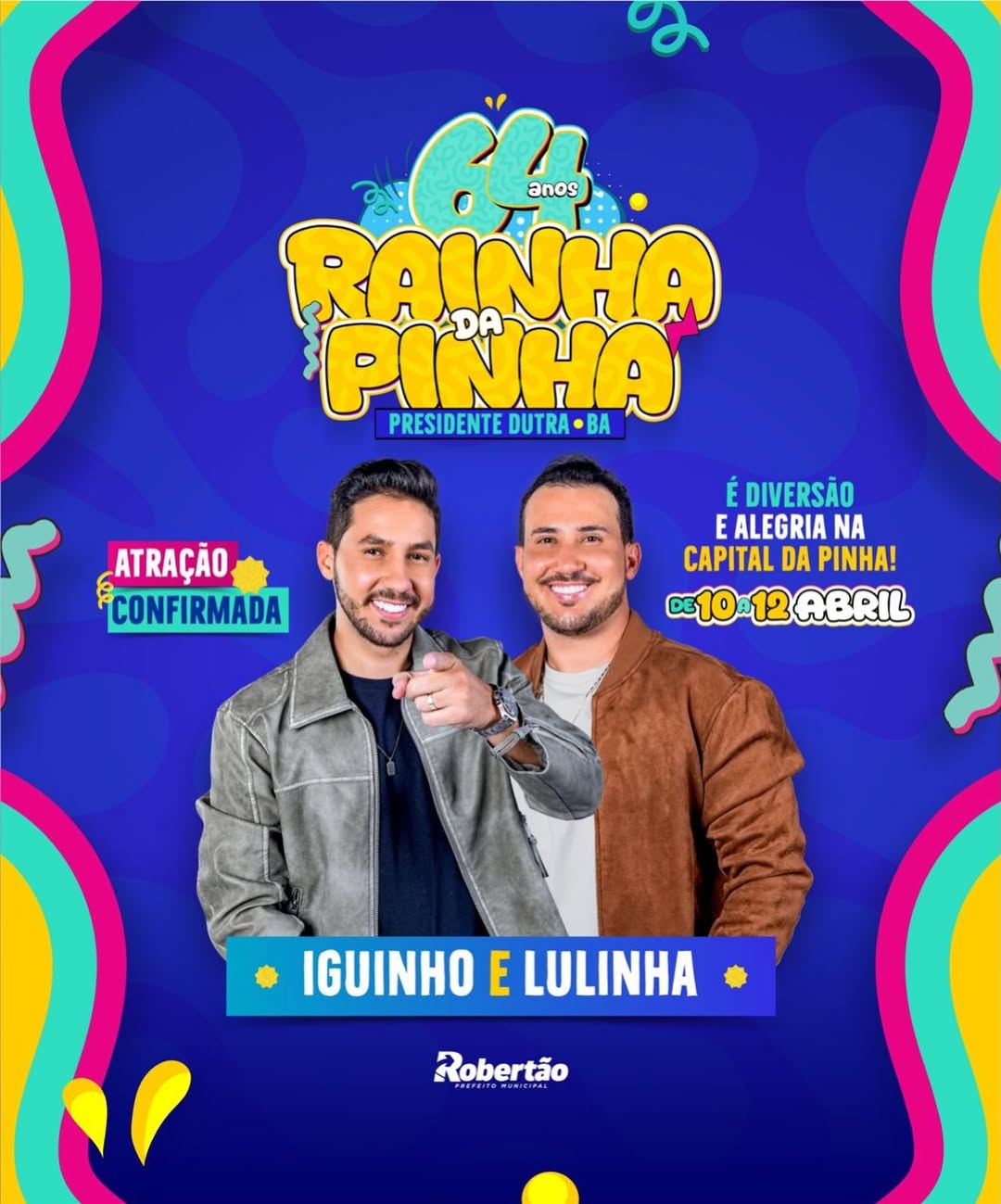 Grande expectativa para anúncio das atrações da Rainha da Pinha 2026 em Presidente Dutra