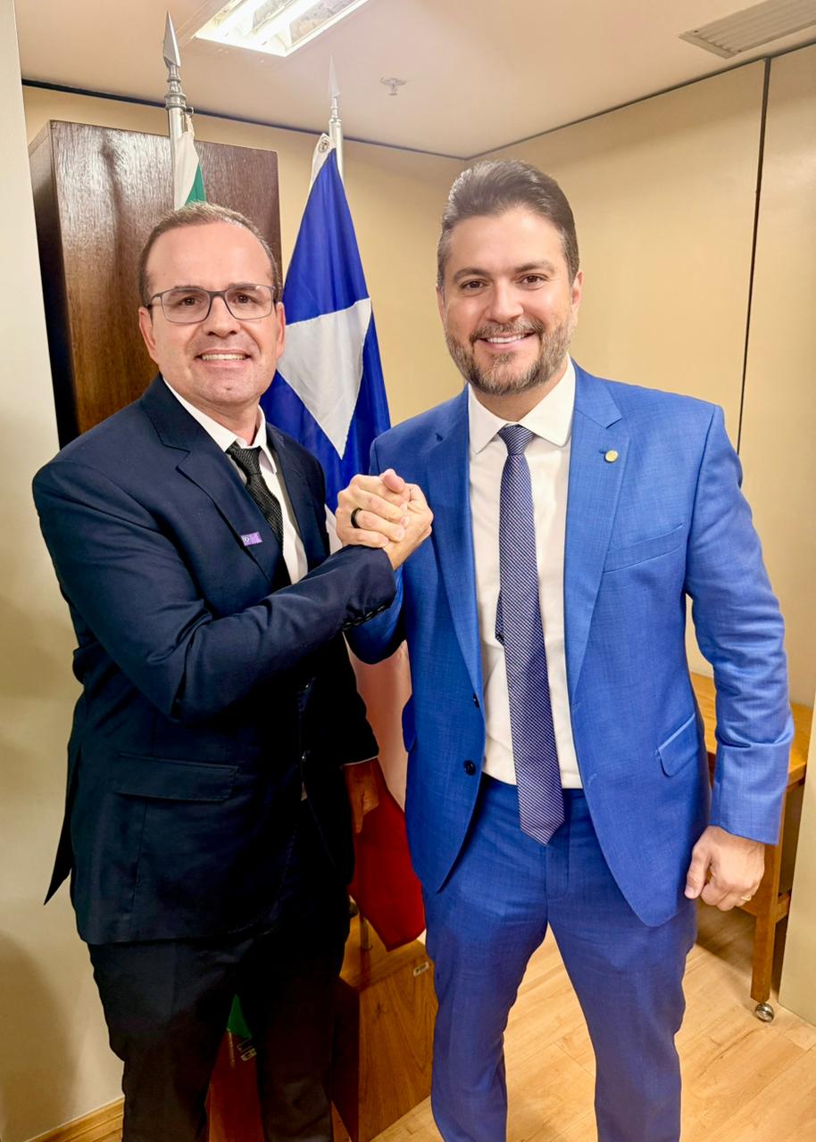 Prefeito Marcus Vinícius se reúne com o deputado Diego Coronel em Brasília em busca de investimentos para Ipupiara