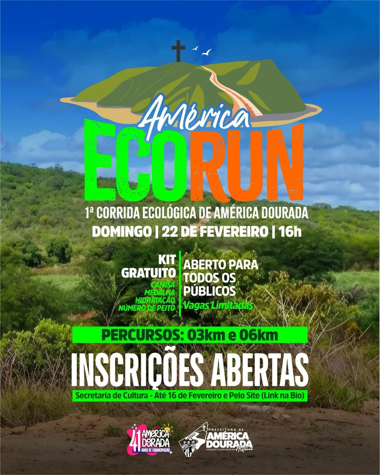 América Dourada abre semana de aniversário com a 1ª Corrida Ecológica