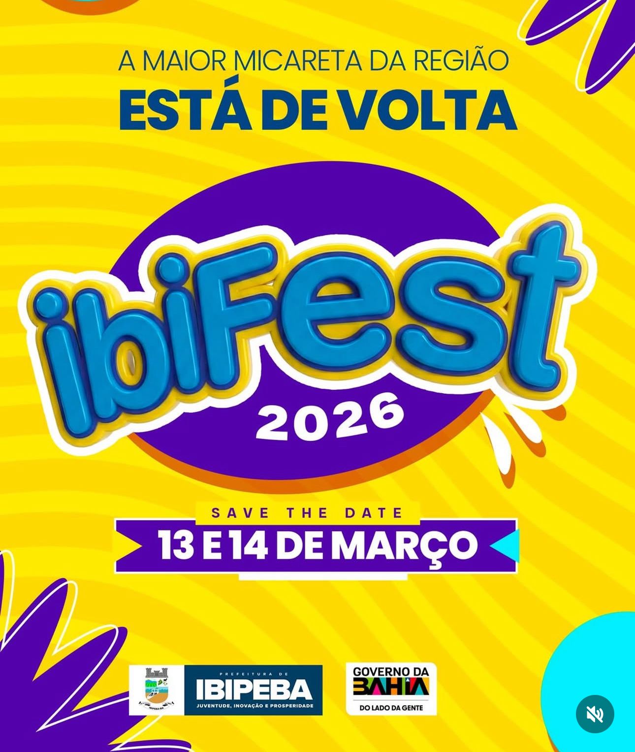 Ibifest 2026 promete agitar Ibipeba nos dias 13 e 14 de março