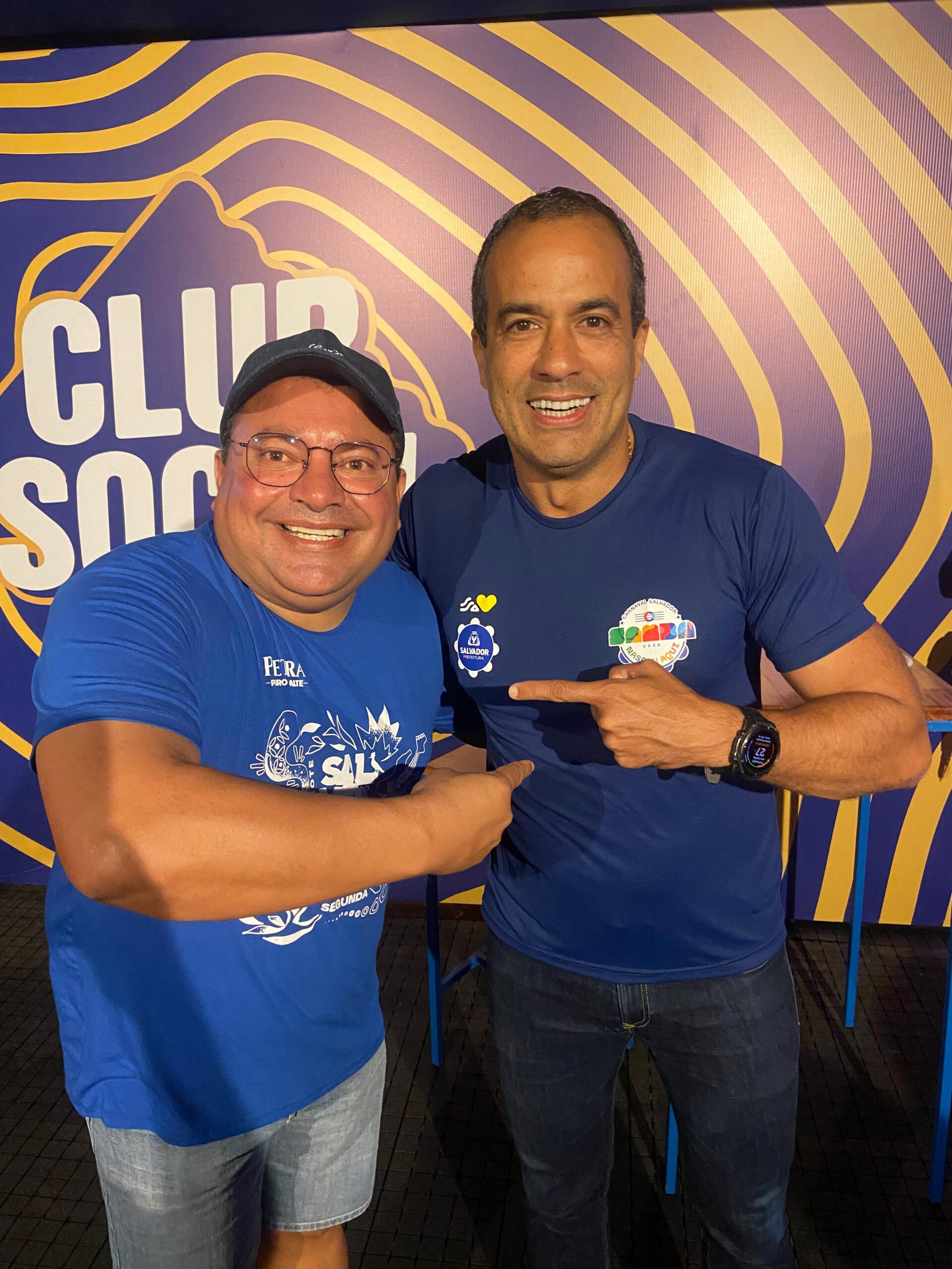 Carnaval de Salvador marca encontro de Cafu Barreto com Bruno Reis.