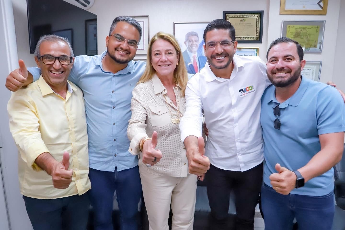 Deputada Fabíola Mansur recebe comitiva de Irecê e reforça apoio ao prefeito Murilo França