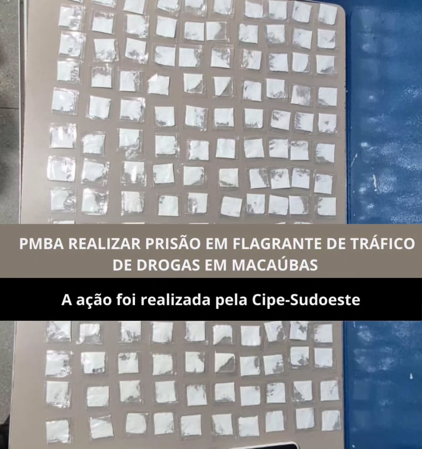 🚓 PMBA PRENDE SUSPEITO POR TRÁFICO DE DROGAS EM MACAÚBAS