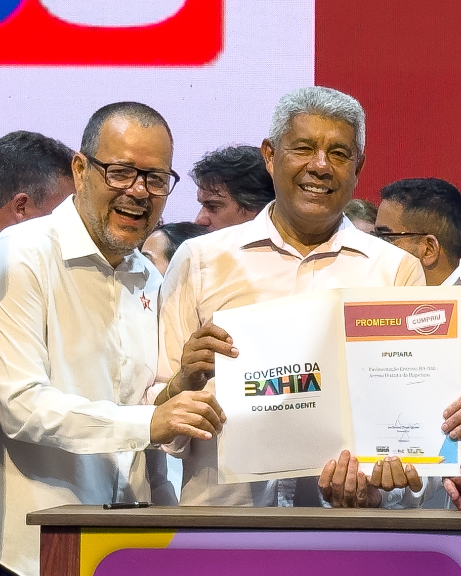 Jacó celebra pacote de R$ 1,6 bilhão anunciado por Jerônimo e destaca avanços para o Território de Irecê