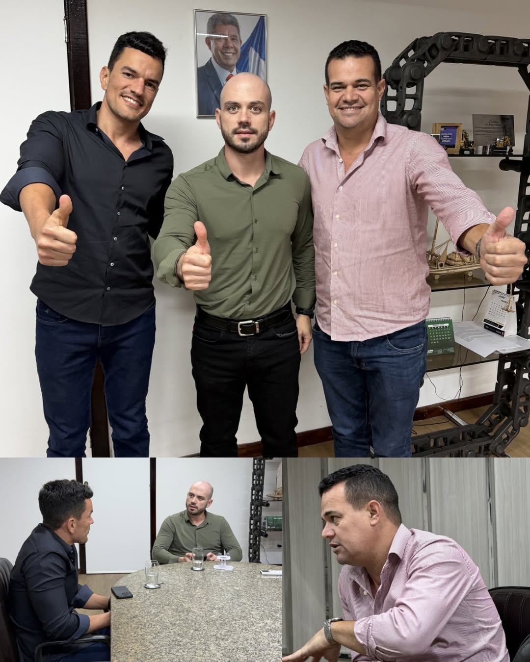 Dadê Oliveira reforça parceria com deputado e avança em projetos de infraestrutura para Barro Alto