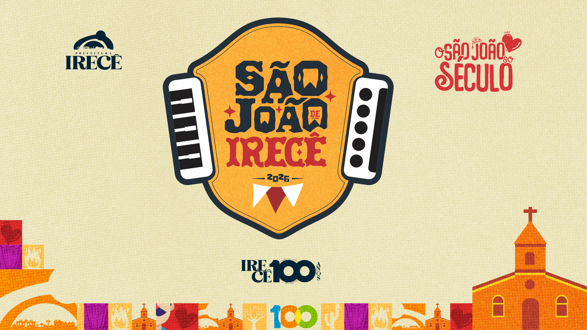 IRECÊ ANUNCIA PROGRAMAÇÃO DO SÃO JOÃO DO SÉCULO COM FESTA E ENCONTRO DE SANFONEIROS NESTA SEXTA-FEIRA (10)